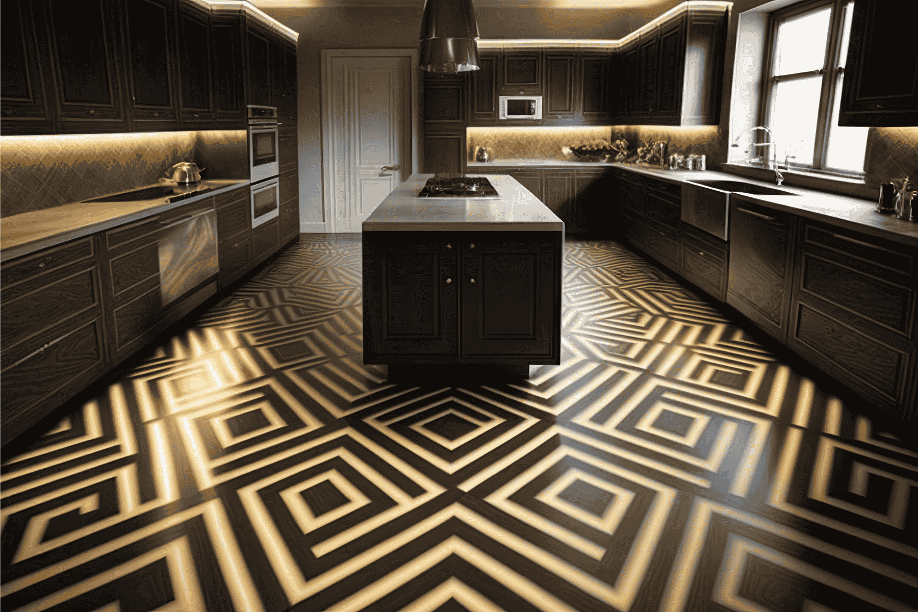3D Pattern Surface with Monochrome Slab