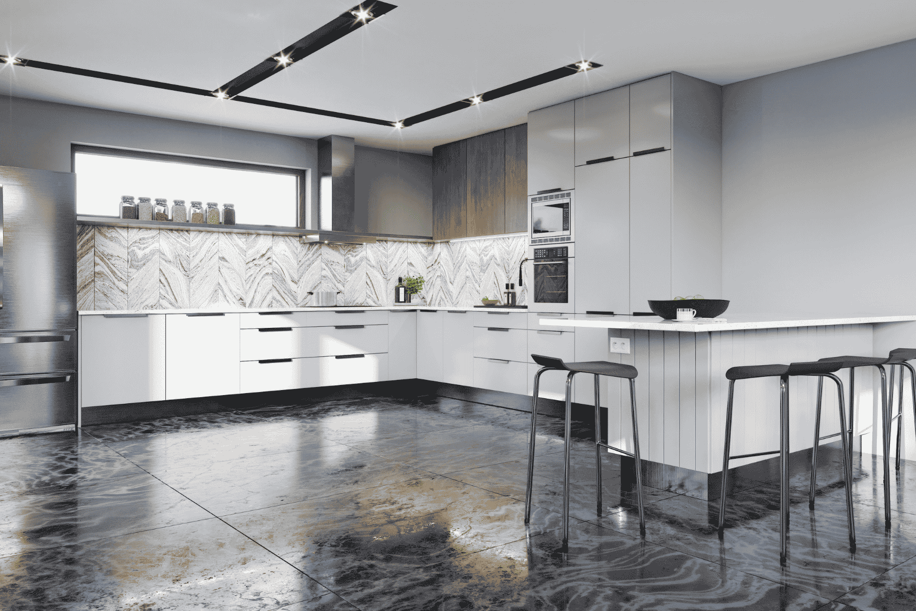 Epoxy Floors with Minimal Counters