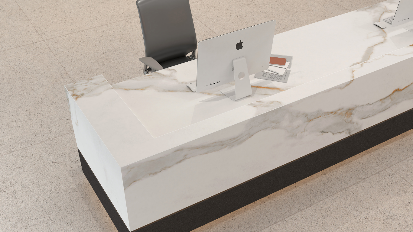 Sintered Stone Surfaces for Modern Desks