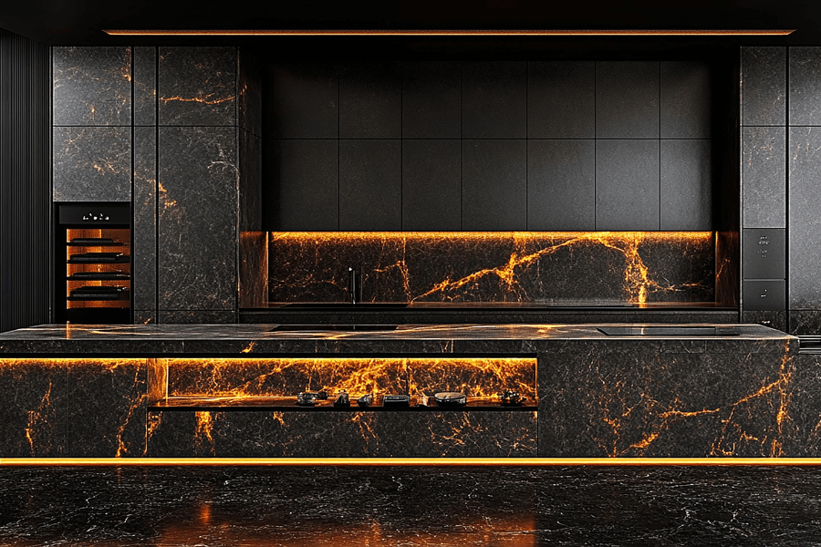 Backlit Onyx-Style Panels