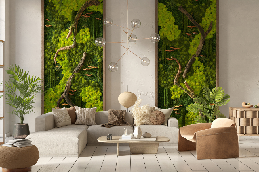 Biophilic Luxury Lounge