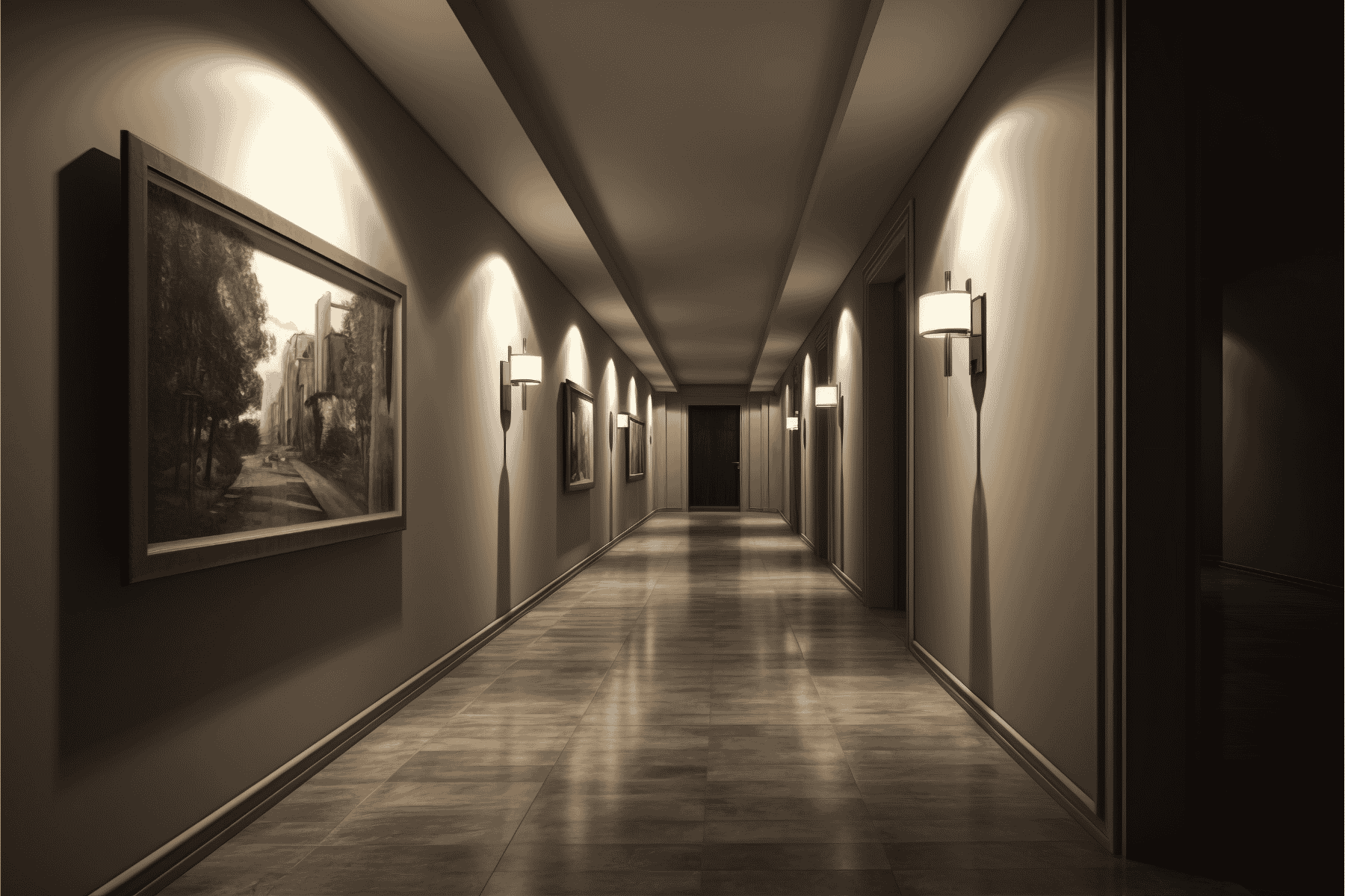 High-Contrast Feature Corridors