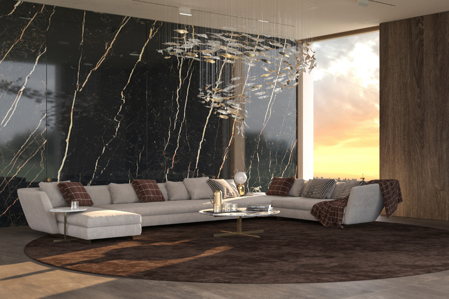 Minimalist Luxury with One Statement Surface