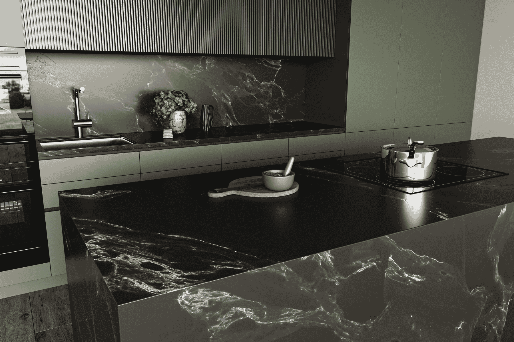 Absolute Black Granite Platform