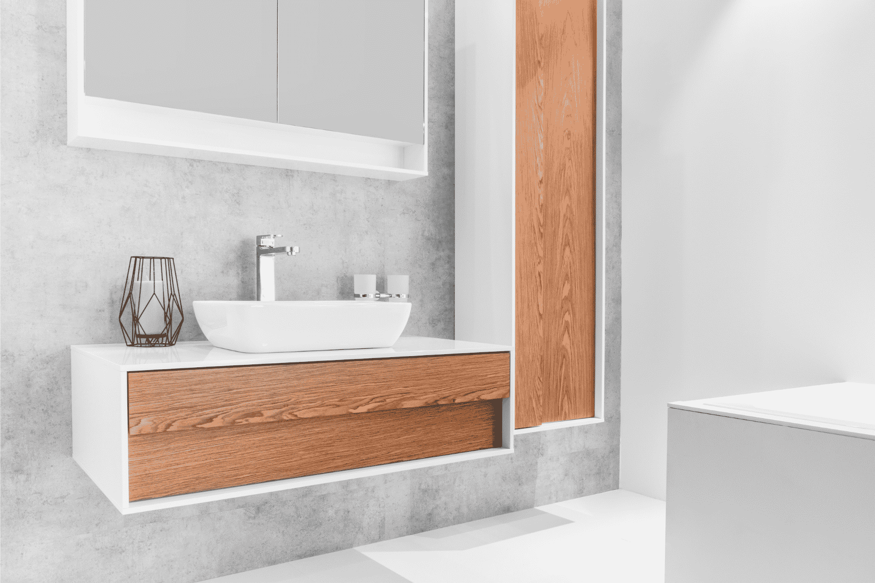 Single-Drawer Slim Vanity