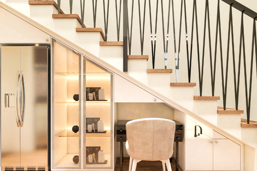 Storage-Integrated Staircase