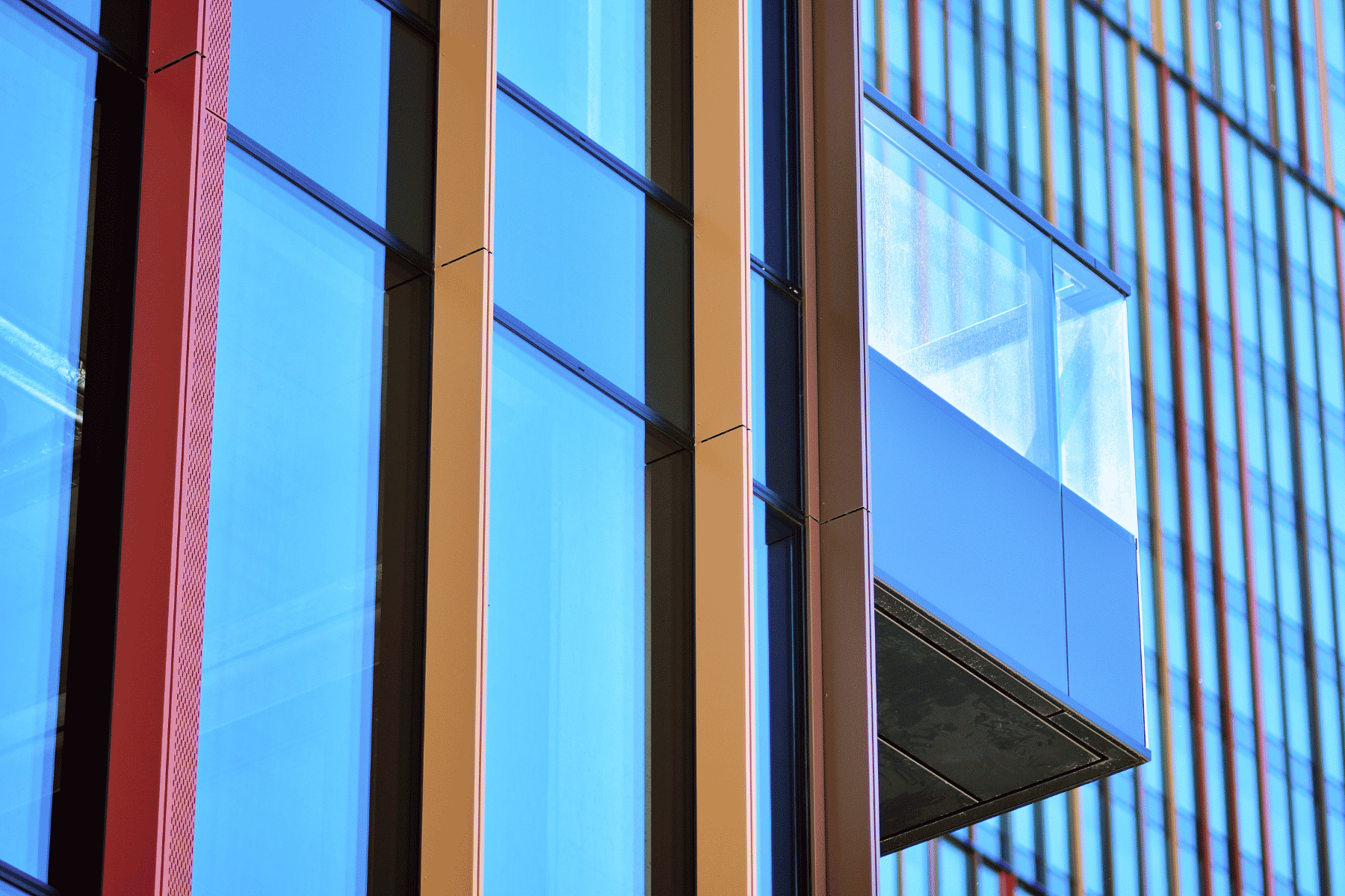 Glass Facades, Colored