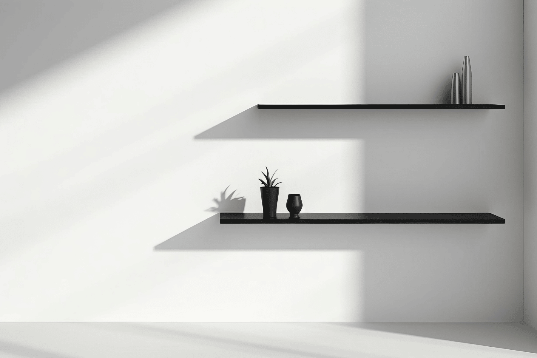 Minimalist Single-Line Wall Shelf